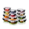 Sorbus Glass Food Airtight Storage With Lids 24-pc. Food Container In Transparent