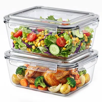 Sorbus Glass Meal Prep Containers, Dishwasher And Oven Safe Reusable Meal Prep Containers, Freezer Safe Gla In Transparent