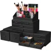 Sorbus Large 12-drawer Makeup Organizer Case In Black