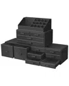 Sorbus Large 12 Drawers Makeup Organizer In Black