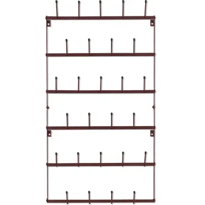 Sorbus Large 6-tier Metal Mug Rack In Brown