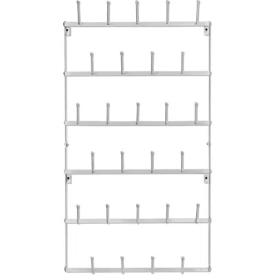 Sorbus Large 6-tier Metal Mug Rack In Silver