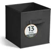 Sorbus Large Collapsible Storage Cube In Black
