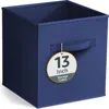 Sorbus Large Collapsible Storage Cube In Navy Blue