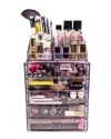 Sorbus Makeup & Jewelry Storage Case Display