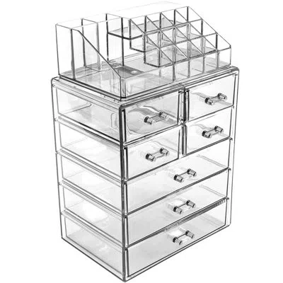 Sorbus Makeup Cosmetic Organizer In Natural