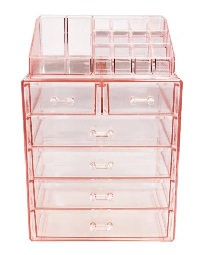 Sorbus Makeup Storage Organizer In Pink
