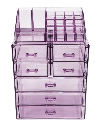 Sorbus Makeup Storage Organizer In Purple