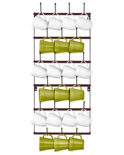 Sorbus Mug Rack For Wall - 6-tier Metal Mug Organizer In Black