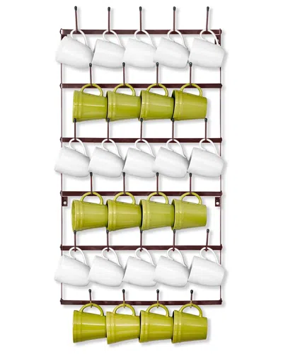 SORBUS SORBUS MUG RACK FOR WALL LARGE 6-TIER METAL MUG ORGANIZER