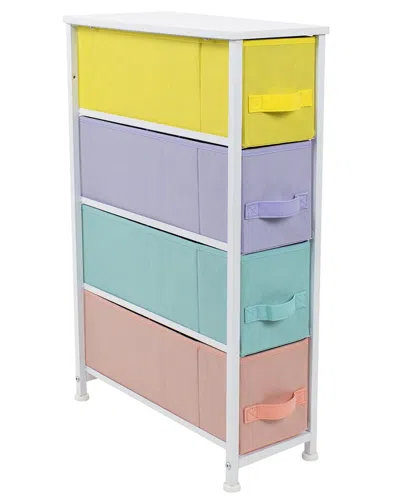 Sorbus Home Narrow Dresser Tower With 4 Drawers