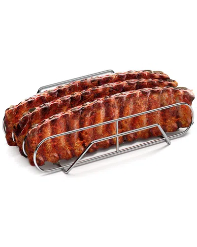 Sorbus Non-stick Xl Rib Rack In Silver