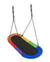 Sorbus Outdoor Hammock Net Tree Swing In Multicolor