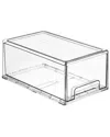 Sorbus Pack Of 2 Large Clear Stackable Pull-out Drawers In Clear