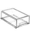 Sorbus Pack Of 2 Medium Clear Stackable Pull-out Drawers In Clear