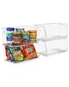 Sorbus Pack Of 4 Stackable Storage Bins