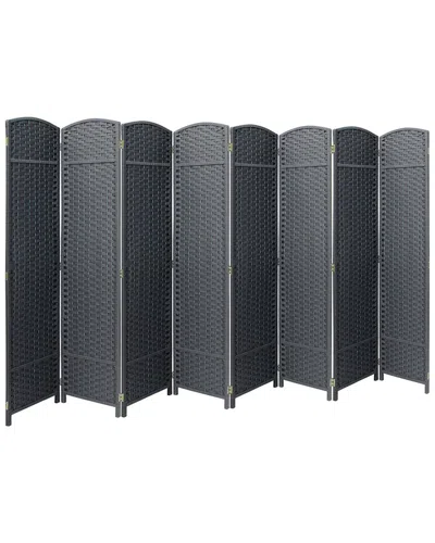 Sorbus Room Divider 8-panel In Gray