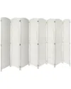 Sorbus 8-panel Room Divider In White