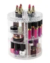 Sorbus Rotating Makeup Organizer In White