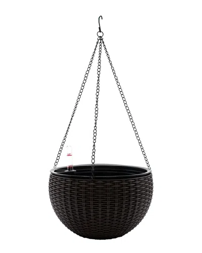 Sorbus Self-watering Hanging Planter Set In Brown