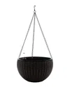 Sorbus Self-watering Hanging Planter Set In Brown