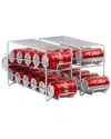 Sorbus Set Of 2 Can Dispenser Racks White