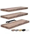 Sorbus Set Of 3 Floating Shelves