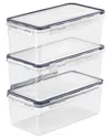 Sorbus Set Of 3 Large Food Storage Containers