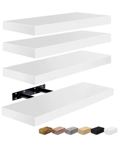 SORBUS SORBUS SET OF 4 16IN FLOATING SHELVES