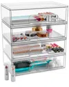 Sorbus Set Of 4 Acrylic Makeup Pull-out Storage Containers