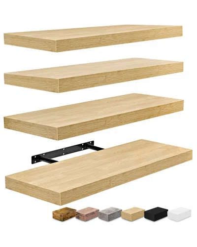 Sorbus Set Of 4 Floating Shelves