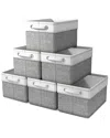 Sorbus 6-pack Collapsible Fabric Storage Bins In Gray