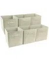 Sorbus Set Of 6 Foldable Storage Cube Basket Bin