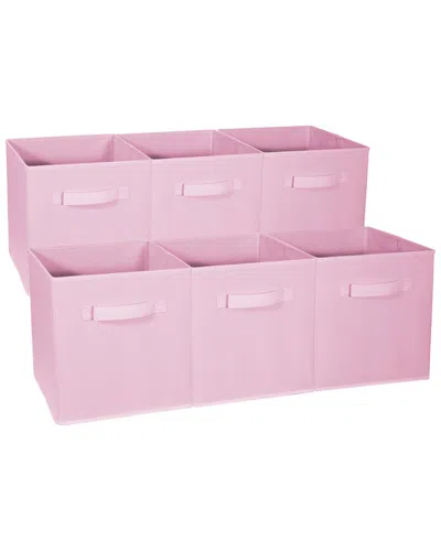SORBUS SORBUS SET OF 6 FOLDABLE STORAGE CUBE BASKET BIN