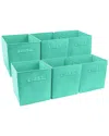 Sorbus Set Of 6 Foldable Storage Cube Basket Bin