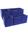 Sorbus Royal Blue Foldable Storage Cube Basket Bin