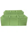 Sorbus Green Foldable Storage Cube Basket Bin
