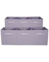 Sorbus Set Of 6 Foldable Storage Cube Basket Bin