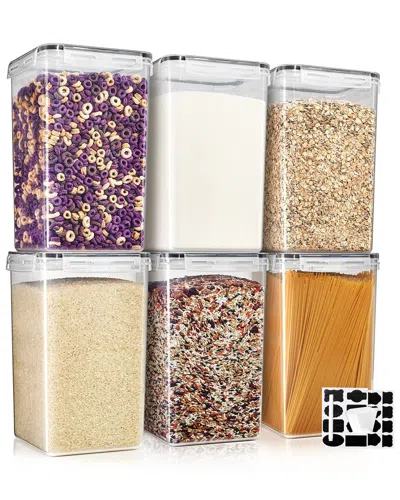 Sorbus Set Of 6 Food Storage Containers With Lids