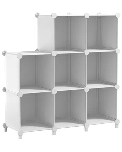 Sorbus Set Of 8 Cube Storage Organizers In White