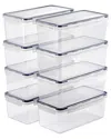Sorbus Set Of 8 Large Food Storage Containers