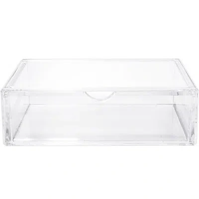 Sorbus Single Cosmetic Acrylic Drawers For Organizing, Stackable, Large In Clear