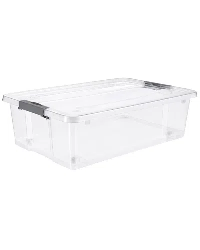Sorbus Single Plastic 40qt Underbed Storage Containers In Transparent