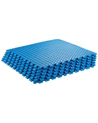 Sorbus Sivan Blue Health & Fitness Exercise Mat Tiles