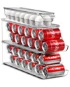 Sorbus Soda Can Organizer For Refrigerator & Egg Holder For Fridge Set