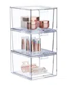 Sorbus Stackable Drawer Organizer 3-pack In Transparent