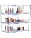 Sorbus Stackable Drawer Organizer 6-pack In White