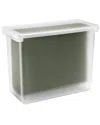 Sorbus Stationery File Box Binder & Notebook Bin With Lid
