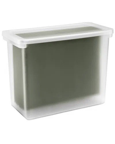 SORBUS SORBUS STATIONERY FILE BOX BINDER & NOTEBOOK BIN WITH LID