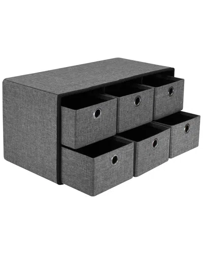 Sorbus Storage Bench Chest With Drawers